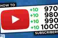 How to Get Your First 1000 Subscribers on YouTube in 2022 - YouTube