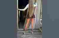 Girl and long hair - YouTube