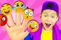 Finger Family Emoji Song | Kids Songs and Nursery Rhymes | @dominoki - YouTube