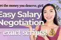 How to Negotiate Salary for Women - EXACT SCRIPT to Get More Money! - YouTube