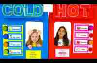 Nastya and Hot vs Cold challenge - YouTube