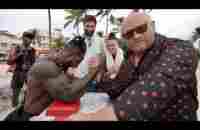 Can You Beat This Old Man at ARM WRESTLING for $500? - YouTube