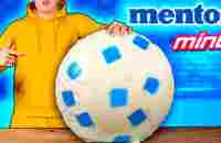 Я СДЕЛАЛ ГИГАНТСКИЙ Mentos ВЕСОМ 70 КИЛОГРАММ - YouTube