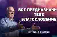 Бог предназначил тебе благословение | Виталий Вознюк (16.07.2023) - YouTube