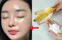 Banana peel and cornstarch will make you a 16-year-old girl no matter your age - YouTube