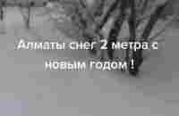 снег алматы 2 метра#снегалматы2022 #метель_и_вьюга #алматузавалиласнег... | TikTok