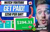 This 2-Step TRICK Pays You $250/Day To Watch Youtube Videos! (Make Money Online EASY) - YouTube