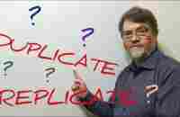 Tutor Nick P Lesson (65) The Difference Between Duplicate and Replicate - YouTube