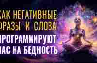 Как Негативные Слова Программируют на Бедность и Разрушают Нашу Жизнь | Фраз которые нужно исключить - YouTube