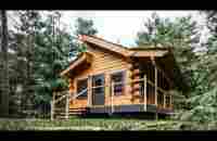 Log Cabin Building TIMELAPSE Built by ONE MAN (and Grandson) - YouTube