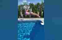 Fancy Diving Jumps off Diving Board in Pool #shorts - YouTube