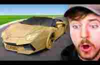 Lamborghini Made From Cardboard! - YouTube