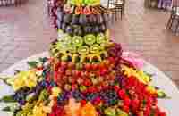 Pin by Jana Malechová on Ovoce a zelenina | Fruit displays, Fruit buffet, Fruit display wedding