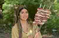 Picnic in the Woods: Step-by-Step Kebab Cooking with a Rural Girl and Her Mother! - YouTube