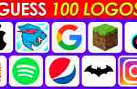 Guess The Logo In 3 Seconds | 100 Famous Logos - YouTube