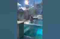 INCRÍVEL esta piscina com vista para as montanhas italianas #italia #viagem #shortsbrasil #viajar - YouTube