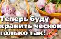 ЧЕСНОК НЕ БУДЕТ ГНИТЬ И СОХНУТЬ, ЕСЛИ ХРАНИТЬ ЭТИМ СПОСОБОМ - YouTube