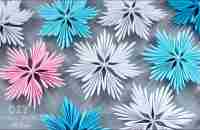 ❄️ СНЕЖИНКА ИЗ БУМАГИ ❄️ 3D PAPER SNOWFLAKE ❄️ - YouTube