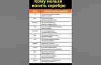 Кому нельзя носить серебро по знаку зодиака - YouTube