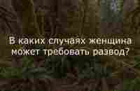 В каких случаях женщина может требовать развод - Исмаил Абу Мансур - YouTube