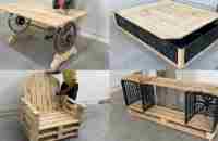 9 Amazing Homemade Ideas Worth Watching For Woodworking Project Cheap From Plastic Crates And Pallet - YouTube