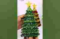 Superb Christmas Tree Making Idea with Chenille Stems