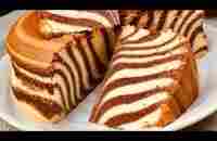 How to Make Easy Zebra Cake at Home | Zebra Sponge Cake Recipe | Marble Cake - YouTube