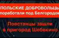 Польские бойцы поработали под Белгородом. Повстанцы вошли в пригород Шебекино - YouTube