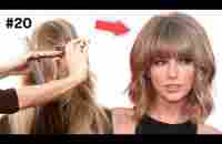 Модная Стрижка Шегги с Чёлкой Пошагово дома | Стрижки 2023 | Стрижка Каскад на средние волосы - YouTube