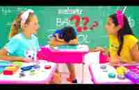 Nastya and a collection of stories about good behavior at school - YouTube