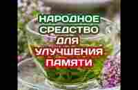 Народное средство для улучшения памяти. - YouTube